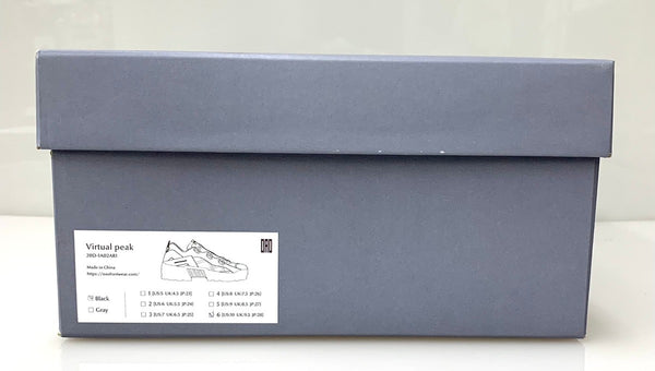 オーエーオー OAO VIRTUAL PEAK 20D-1A02AR1-906 メンズ靴 スニーカー ロゴ ブラック 28cm 201-shoes670