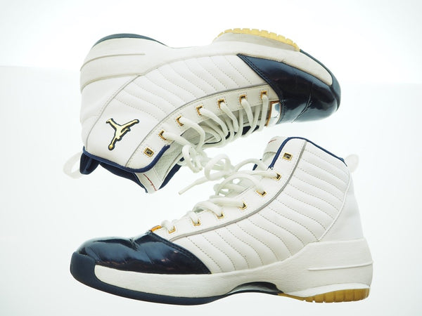 ナイキ NIKE AIR JORDAN XIX SE WHITE METALLIC GOLD MIDNIGHT NAVY ナイキ　エアジョーダン19  白紺金 308492-171 メンズ靴 スニーカー ホワイト 27cm 101-shoes288