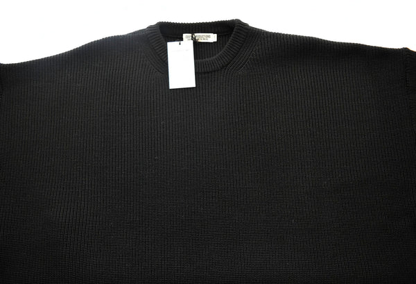 クーティー COOTIE Rib Stitch Crewneck Sweater ウール セーター 黒 CTE-23A321 セーター 無地 ブラック Lサイズ 103MT-89