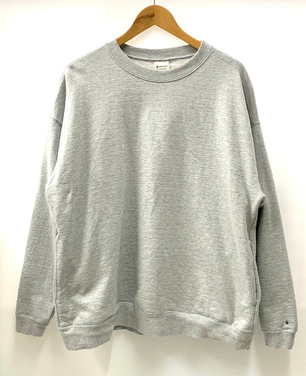 スノーピーク snowpeak Recycled Cotton Sweat Crewneck  SW-22SU401 スウェット 無地 グレー Lサイズ 201MT-1860