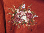 KETTY ケティ 長袖 カットソー フード付 フリル リボン 刺繍 花柄 赤 レッド レディース (TP-717)