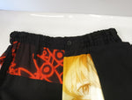 ヨウジ ヤマモト YOHJIYAMAMOTO Ground Y×EVANGELION REI AYANAMI Wrap Pants made in JAPAN ボトム 黒 サイズ3  GX-P01-201-1-03 ボトムスその他 キャラクター ブラック 101MB-37