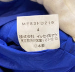 イッセイミヤケ ISSEY MIYAKE MEN ナイロンベスト トップス 羽織  青 日本製 ME83FD219 サイズ4 ベスト 無地 ブルー 101MT-1107
