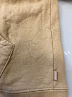 シュプリーム SUPREME  World Famous Zip Up Hooded Sweatshirt 18SS パーカー ジップ ベージュ ロゴ 刺繍ロゴ  パーカ ロゴ ベージュ Mサイズ 101MT-566
