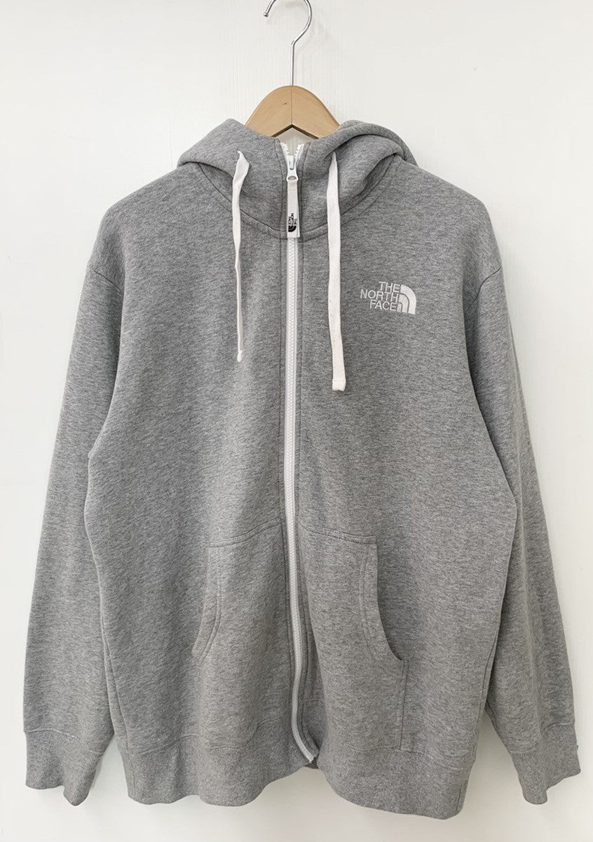 ノースフェイス THE NORTH FACE リアビューフルジップフーディ Rearview FullZip Hoodie NT11930 パーカ  ロゴ グレー Lサイズ 201MT-376