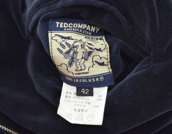 テッドマン TEDMAN リバーシブル スカジャン ドラゴン 黒 42 ジャケット 総柄 ブラック 103MT-73
