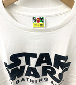 アベイシングエイプ A BATHING APE ベイプ BAPE スターウォーズ STAR WARS マイロ milo  バッグ付き Tシャツ ロゴ ホワイト 3Lサイズ 201MT-1623