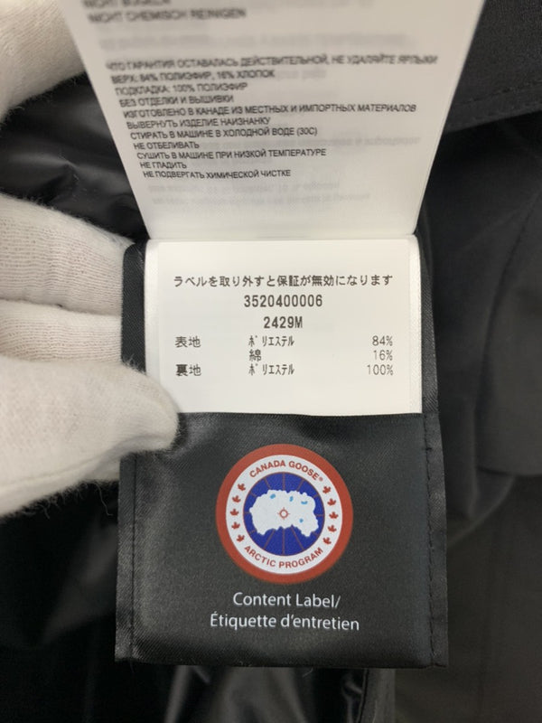 カナダグース CANADA GOOSE LOCKEPORT JACKET ロックポート 2429M ジャケット ロゴ ブラック Mサイズ 201MT-668