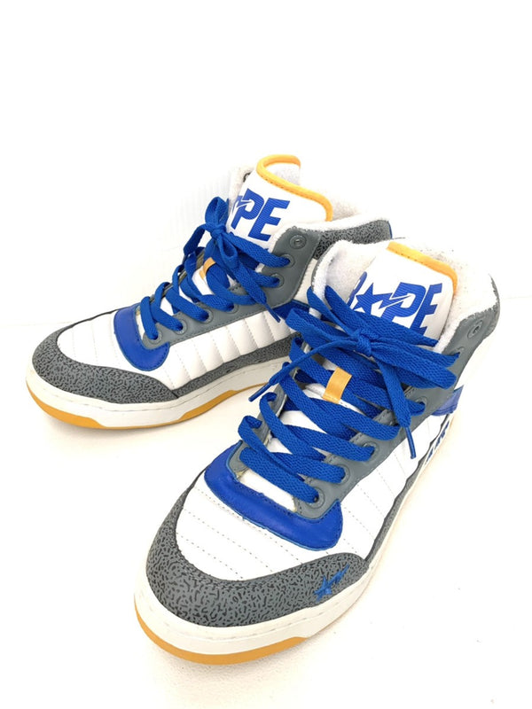 アベイシングエイプ A BATHING APE ベイプ BAPE ベイプスタ BAPESTA FS-039 メンズ靴 スニーカー ロゴ ブルー 201-shoes120