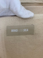 ウィンダンシー WIND AND SEA BUCKET TOTE BAG キャンバス エクリュ WDS-AC-112 バッグ メンズバッグ トートバッグ ロゴ ホワイト 201goods-123