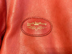 ルイスレザー Lewis Leathers スーパーモンザ ボールチェーン SUPER MONZA 1970年代 白タグ レッド系 赤 レザージャケット ジャケット 無地 レッド 101MT-1778