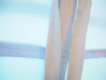 グッチ GUCCI cambridge シルク ブラウス リボン ライトブルー 水色 シフォン 長袖シャツ トップス サイズ50 イタリア製 長袖シャツ 無地 ブルー 101LT-24