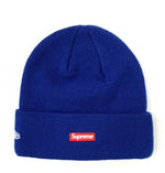 【中古】シュプリーム SUPREME ニューエラ NEW ERA S Logo Beanie 17AW Sロゴ ビーニー 帽子 メンズ帽子 ニット帽 刺繍 ブルー 201goods-142