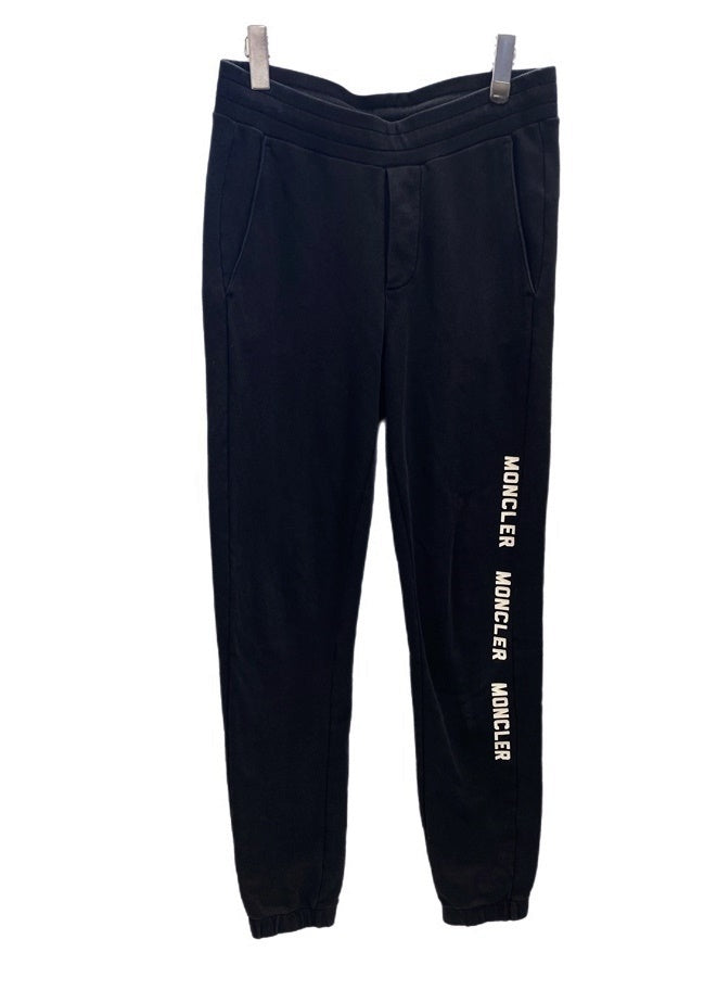 モンクレール MONCLER PANTALONE サイドロゴ スウェット パンツ C-SCOM-19-25 黒 E20918707650  ボトムスその他 ロゴ ブラック Sサイズ 101MB-401