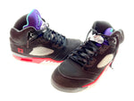 ジョーダン JORDAN NIKE AIR JORDAN 5 RETRO TOP 3 BLACK/FIRE RED-GRAPE ICE-NEW EMERALD ナイキ エアジョーダン 5 レトロ トップ3 ファイアレッド-グレープアイス-ニューエメラルド ブラック系 黒  CZ1786-001 メンズ靴 スニーカー ブラック 27.5cm 101-shoes682