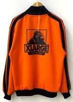 エクストララージ X-LARGE トラックジャケット バックロゴ ゆったりサイズ 101223021009 ジャケット ロゴ オレンジ Lサイズ 201MT-1530