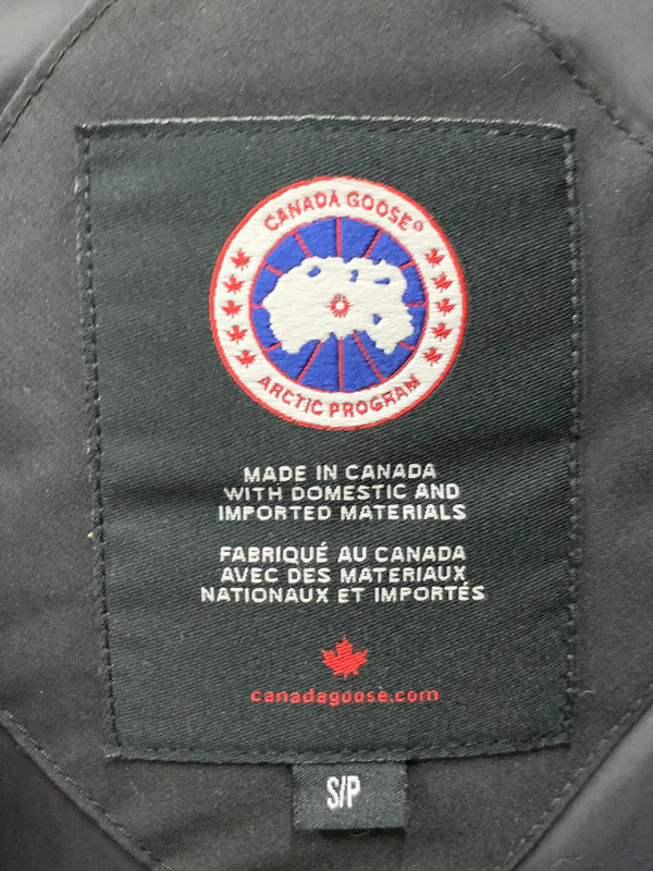 カナダグース CANADA GOOSE JASPER PARKA 3438JM ジャケット ロゴ ブラック Sサイズ 201MT-1930