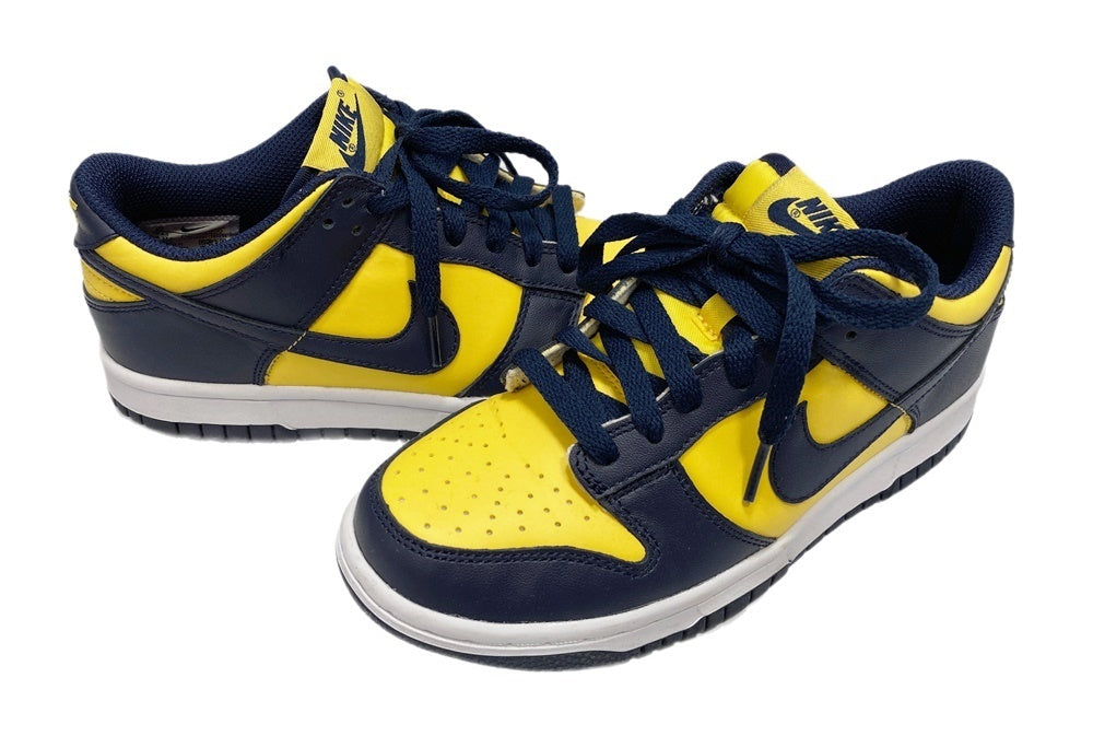 ナイキ NIKE GS DUNK LOW MICHIGAN ダンク ロー ミシガン ネイビー 