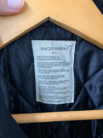 ワコマリア WACKO MARIA ワークジャケット ウールミックス ジャケット ロゴ ブラック Sサイズ 201MT-1807