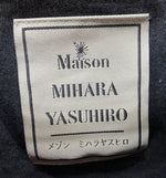 ミハラヤスヒロ MIHARA YASUHIRO スカーフ ドッキング Tシャツ A03TS784 Tシャツ アシンメトリー ブラック 48サイズ 201MT-2184