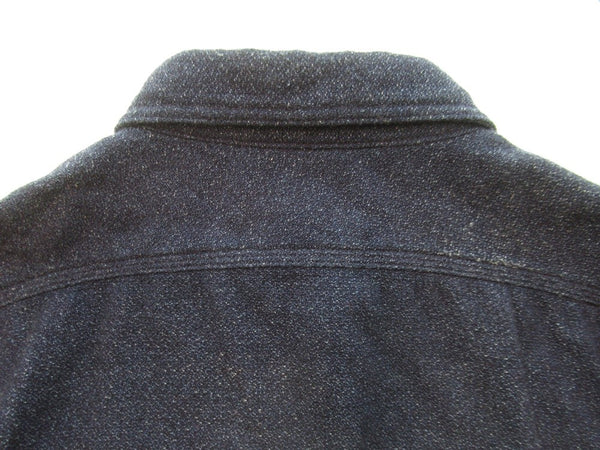 UES ウエス 長袖シャツ 内側ボア インディゴカラー ネイビー 日本製 綿100％ メンズ サイズ3 TP-866