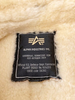 アルファ インダストリーズ ALPHA INDUSTRIES B-3 フライトジャケット ムートン LOT2093 サイズXL 羊革 レザージャケット  ジャケット 無地 ブラウン LLサイズ 101MT-817