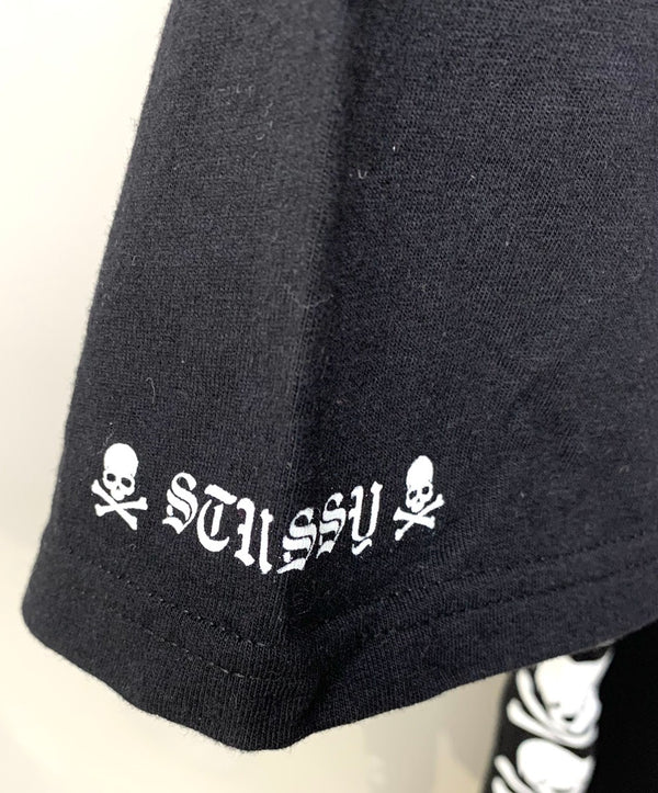 ステューシー STUSSY STUSSY  x mastermind JAPAN  CIRCLE SKULL TEE Tシャツ ロゴ ブラック Mサイズ 201MT-2104