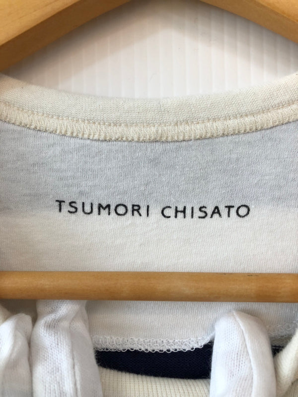 TSUMORI CHISATO ツモリチサト 長袖 カットソー ボーダー 個性的 Mサイズ
