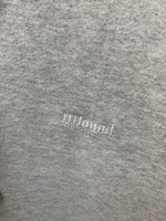 ジョウンド jjjjound クルーネック プルオーバー トレーナー USA製 ロゴ スウェット 刺繍 グレー Lサイズ 201MT-1240