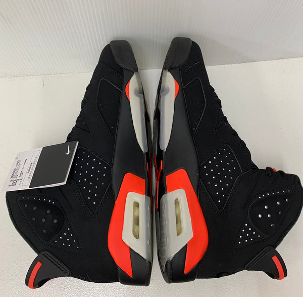 ナイキ NIKE エアジョーダン6 OG  AIR JORDAN 6 RETRO OG BLACK INFRARED 384664-060 メンズ靴 スニーカー ロゴ ブラック 201-shoes560