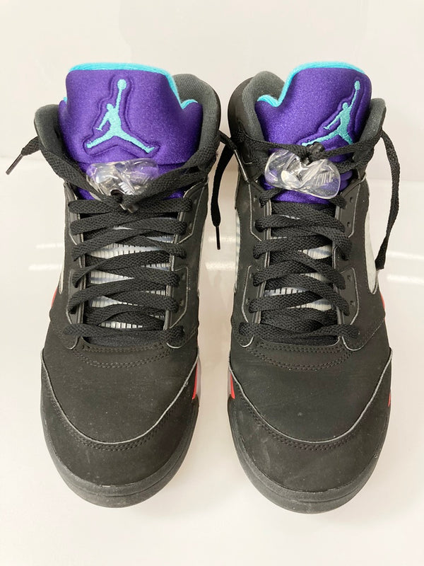 ジョーダン JORDAN NIKE AIR JORDAN 5 RETRO TOP 3 BLACK/FIRE RED-GRAPE ICE-NEW EMERALD ナイキ エアジョーダン 5 レトロ トップ3 ファイアレッド-グレープアイス-ニューエメラルド ブラック系 黒  CZ1786-001 メンズ靴 スニーカー ブラック 27.5cm 101-shoes682