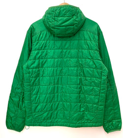 パタゴニア PATAGONIA ナノパフフーディ プリマロフト PRIMALOFT 84220FA12/ ジャケット ロゴ グリーン Mサイズ 201MT-1738