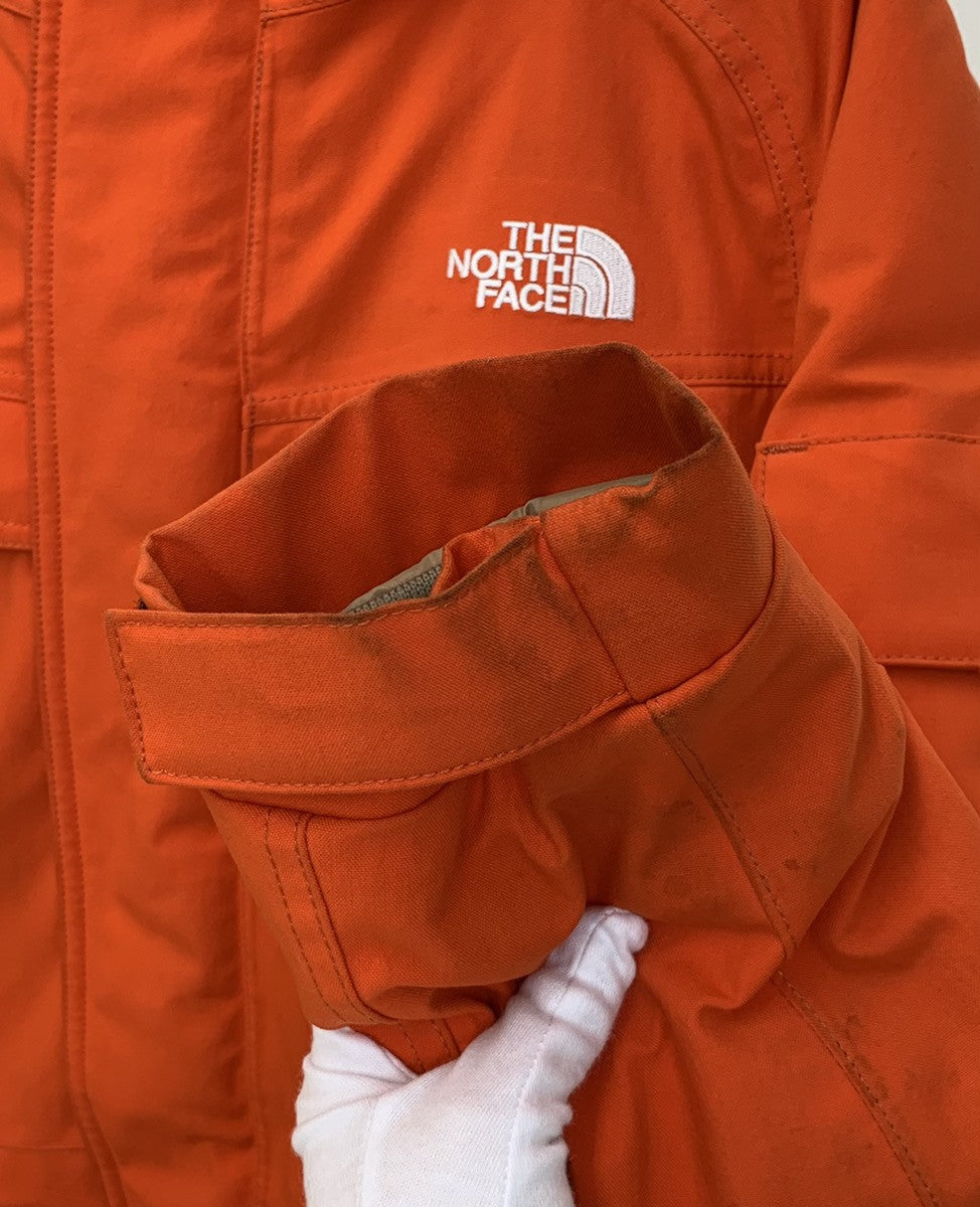 THE NORTH FACEマクマードパーカ 防寒防水ダウンジャケット袖はベルクロで調節可能