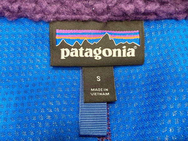 パタゴニア PATAGONIA Classic Retro-X Vest クラシック レトロX ベスト ボア パープル系 紫 ワンポイント 23048FA20 ベスト ロゴ パープル Sサイズ 101MT-1479