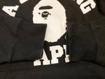 ア ベイシング エイプ A BATHING APE プルオーバー パーカー ブラック系 黒 Made in JAPAN 日本製 001PPG301002X パーカ プリント ブラック Lサイズ 101MT-1534