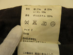 DIGAWEL ディガウェル ジャケット JKT 茶 ブラウン テーラード アウター made in JAPAN 日本製 麻 リネン 無地 サイズ2  メンズ (TP-841)