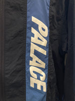 パレス PALACE PSB SHELL TOP リフレクターパネルロゴナイロンジップジャケット ナイロンジャケット 薄手ジャケット アウター 紺 RN150137 ジャケット ロゴ ネイビー Mサイズ 101MT-1578