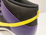 ナイキ NIKE DUNK HIGH PRM EMB LAKERS BLACK/OPTI YELLOW-COURT PURPLE ダンク ハイ プレミアム エンベデッド レイカーズ パープル系 紫 シューズ DH0642-001 メンズ靴 スニーカー パープル 27cm 101-shoes994