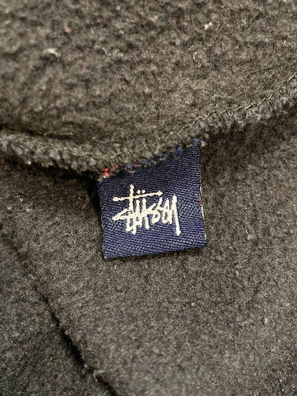 ステューシー STUSSY OLD stussy Stu プルオーバー スウェット 黒  スウェット ロゴ ブラック Lサイズ 101MT-1801