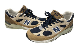ニューバランス new balance SAND BEIGE/NAVY SUEDE MADE IN ENGLAND UK製 ブラウン M991SBN メンズ靴 スニーカー ベージュ UK 9 1/2 101-shoes1438