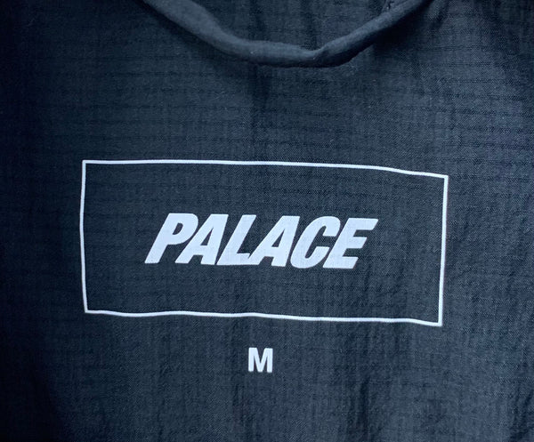 パレス PALACE WAVE RUNNER SHELL TOP ジップアップ ナイロンジャケット ジャケット ロゴ ブラック Mサイズ 201MT-1376