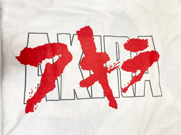 ヴィンテージ vintage AKIRA アキラ 鉄雄 覚醒 Tシャツ 半袖 ホワイト系 白  Tシャツ プリント ホワイト 101MT-1456