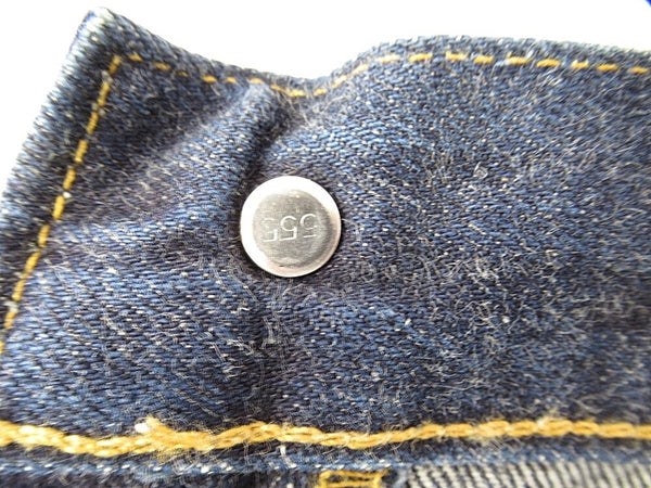 LEVIS Levi’s リーバイス 501 XXｃ 赤耳 ビッグE ボタン裏555 デニム パンツ ジーンズ ボタンフライ ネイビー 紺 米国製 アメリカ製 メンズ  サイズ30 (BT-229)