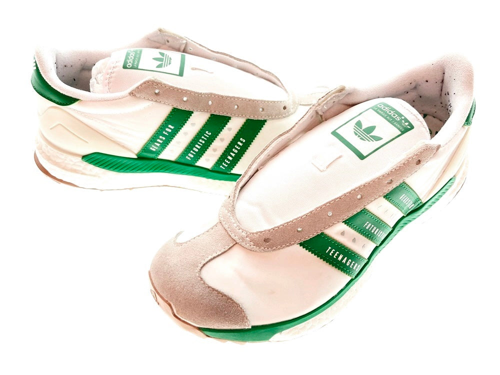 アディダス adidas HUMAN MADE × ADIDAS CONSORTIUM COUNTRY GREEN ヒューマンメイド シューズ  ホワイト系 白 グリーン系 緑 S42973 メンズ靴 スニーカー ホワイト 26.5cm 101-shoes684