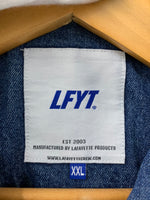 エルエフワイティー LFYT ラファイエット Lafayette デニムジャケット Gジャン ジャケット 無地 ブルー 3Lサイズ 201MT-963