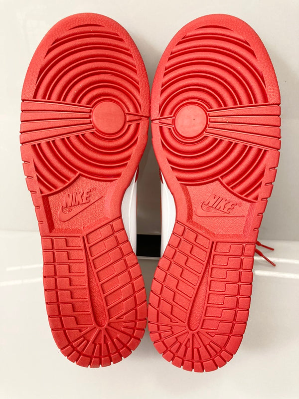 ナイキ NIKE DUNK HI RETRO WHITE/UNIVERSITY RED ダンク ハイ セント・ジョーンズ大学 ユニバーシティレッド レッド系 赤 シューズ DD1399-106 メンズ靴 スニーカー レッド 28.5cm 101-shoes859