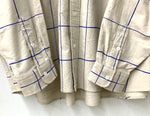 ストライプフォークリエイティブ Stripes For Creative SFC シャツ チェック ベージュ XXXXLサイズ 201MT-1890