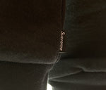 シュプリーム SUPREME Thermal Zip Up Sweatshirt BLACK サーマル ジップアップ スウェットシャツ フーディ ジップパーカー トップス フードロゴ 黒 パーカ ロゴ ブラック Lサイズ 101MT-259