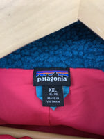 パタゴニア PATAGONIA キッズ フリース ボア レトロX  STY65621 ジャケット ワンポイント ブルー 3Lサイズ 201LT-124
