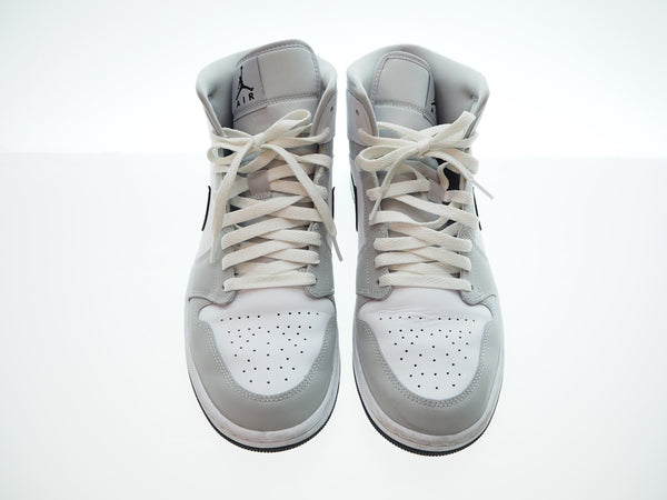 ナイキ NIKE NIKE WMNS AIR JORDAN 1 MID GREY FOG/BLACK-WHITE 21HO-I ナイキ ウィメンズ エアジョーダン 1 ミッド ホワイト ライト スモーク グレー ブラック BQ6472-015 メンズ靴 スニーカー ホワイト 29cm 101-shoes348